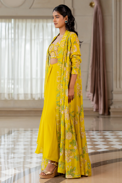 HALIMA JACKET SET – YELLOW