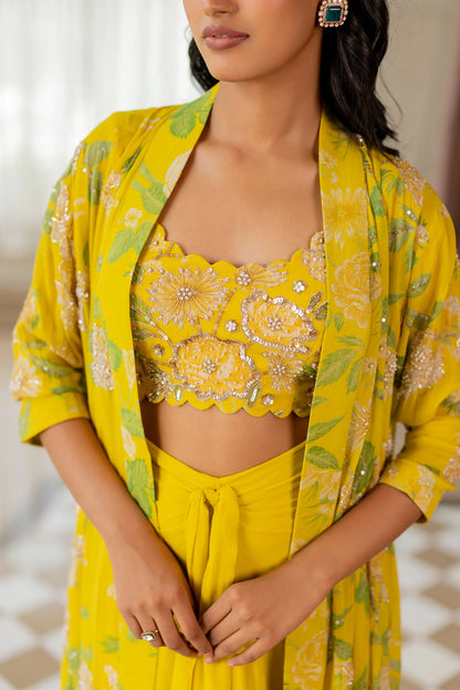 HALIMA JACKET SET – YELLOW