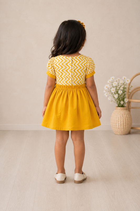 Sunshine Chevron Dress