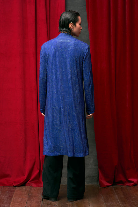 Cobalt Crystal Kurta Set