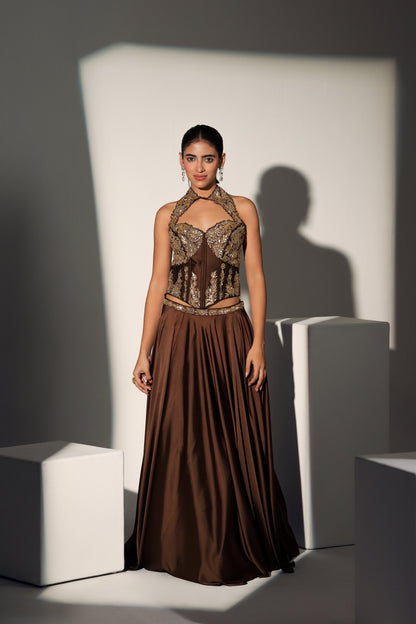 HERMIONE CORSET SKIRT SET