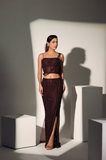 NATALIE CORSET SKIRT SET