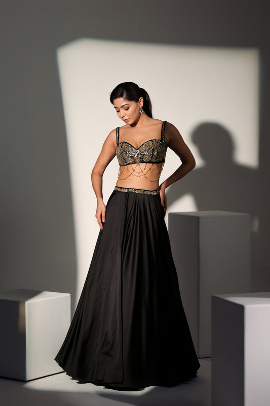 ELLE BLOUSE SKIRT SET WITH DUPATTA