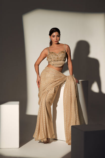 CHANDNI GEORGETTE SAREE