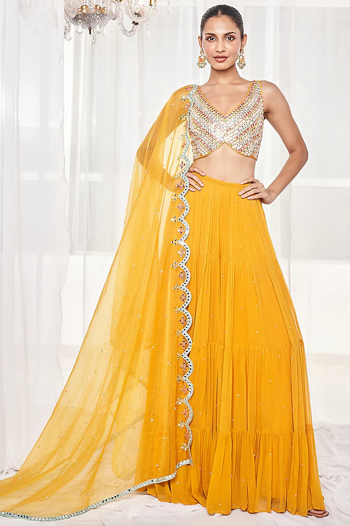 Musturd Sharara Set