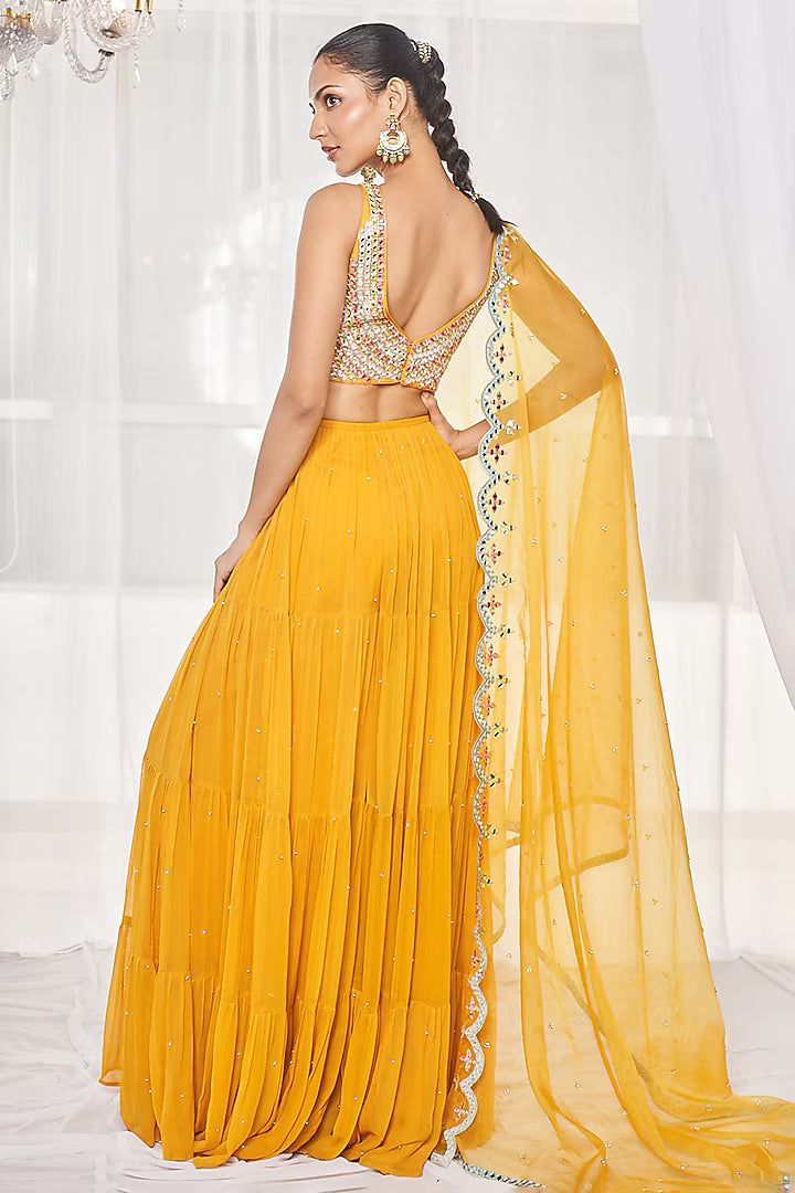 Musturd Sharara Set