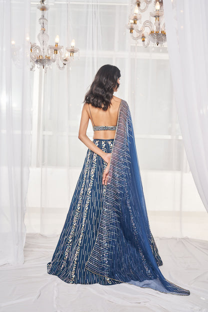 Teal Blue Bridal Set