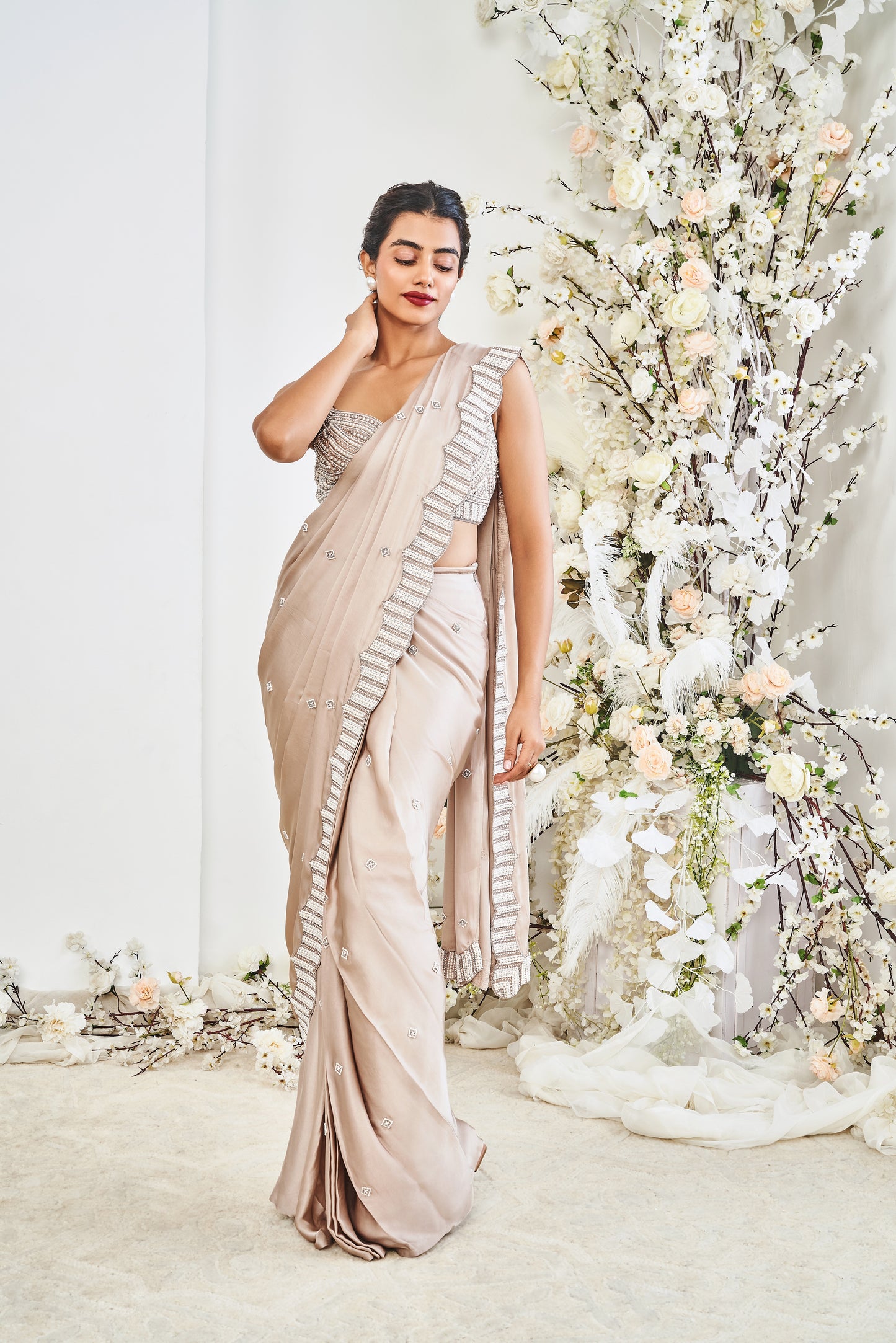 Pearl Saree