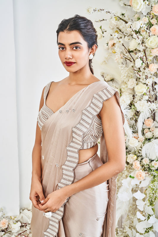 Pearl Saree