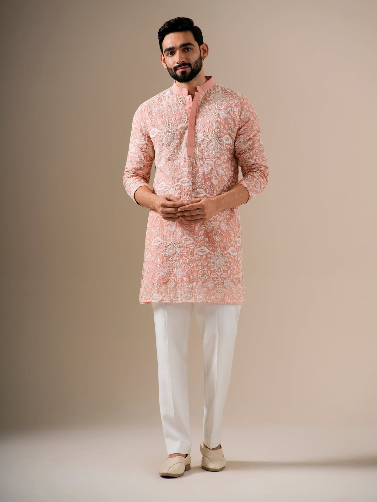 Floral Blush Kurta Set