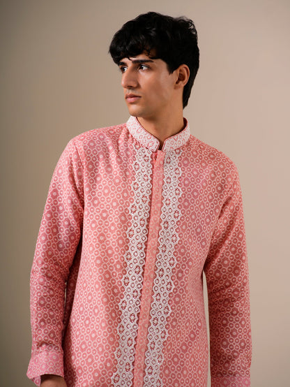 Cerise Glow Kurta Set
