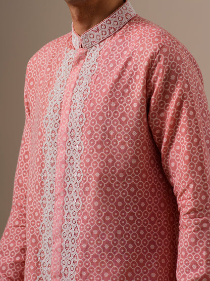 Cerise Glow Kurta Set