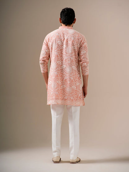 Floral Blush Kurta Set
