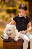 Black Pony T-Shirt for Girls - The Pony & Peony Co.