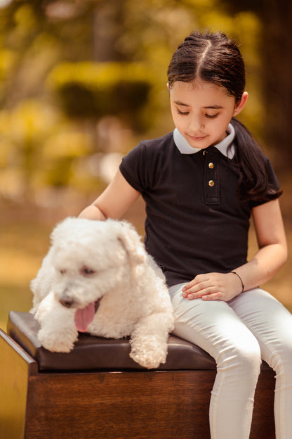 Black Pony T-Shirt for Girls - The Pony & Peony Co.