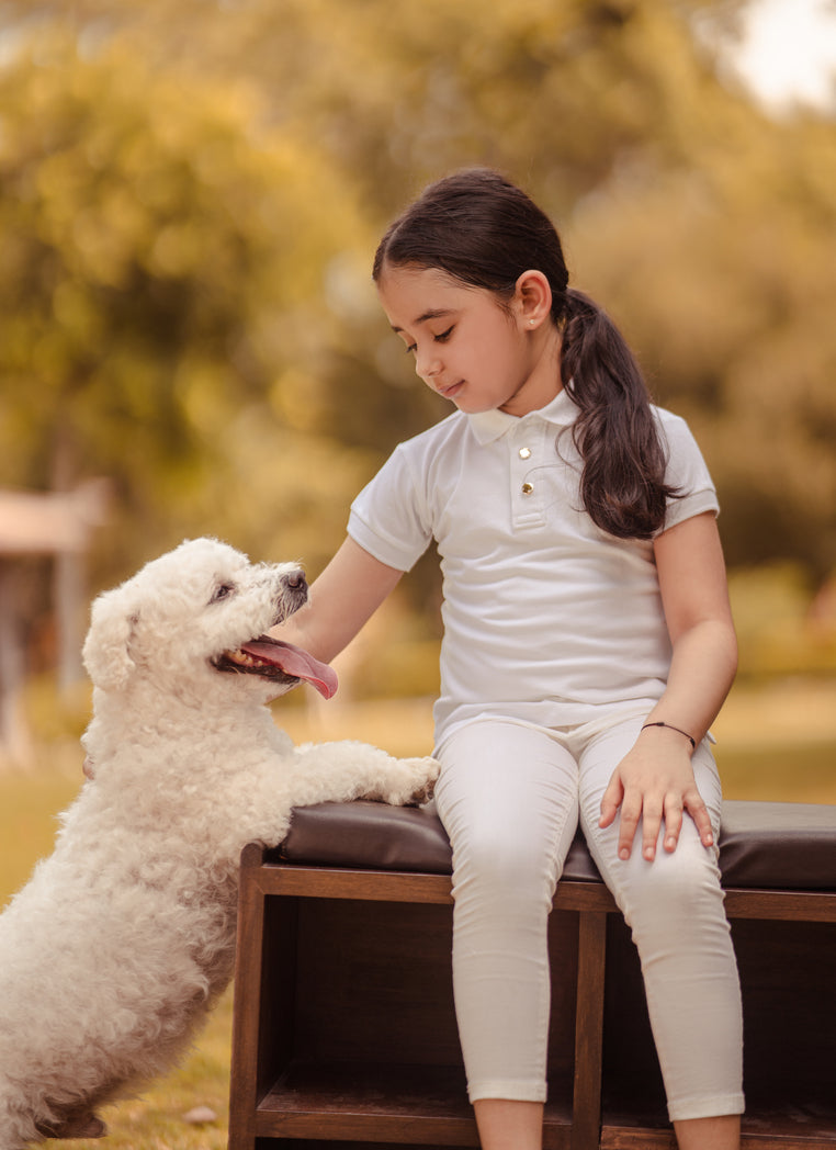 White Pony T-Shirt for Girls - The Pony & Peony Co.