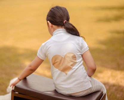White Pony T-Shirt for Girls - The Pony & Peony Co.