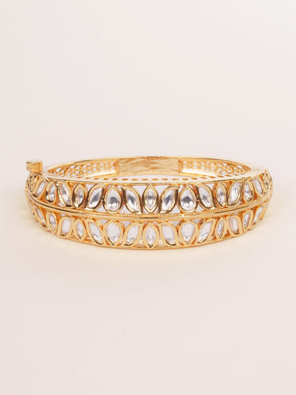 Nayomiya Gold Finish Kundan Kadas