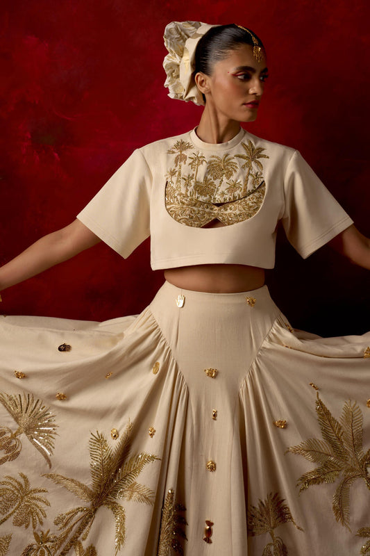 ‘Safari Stride’ Skirt Set