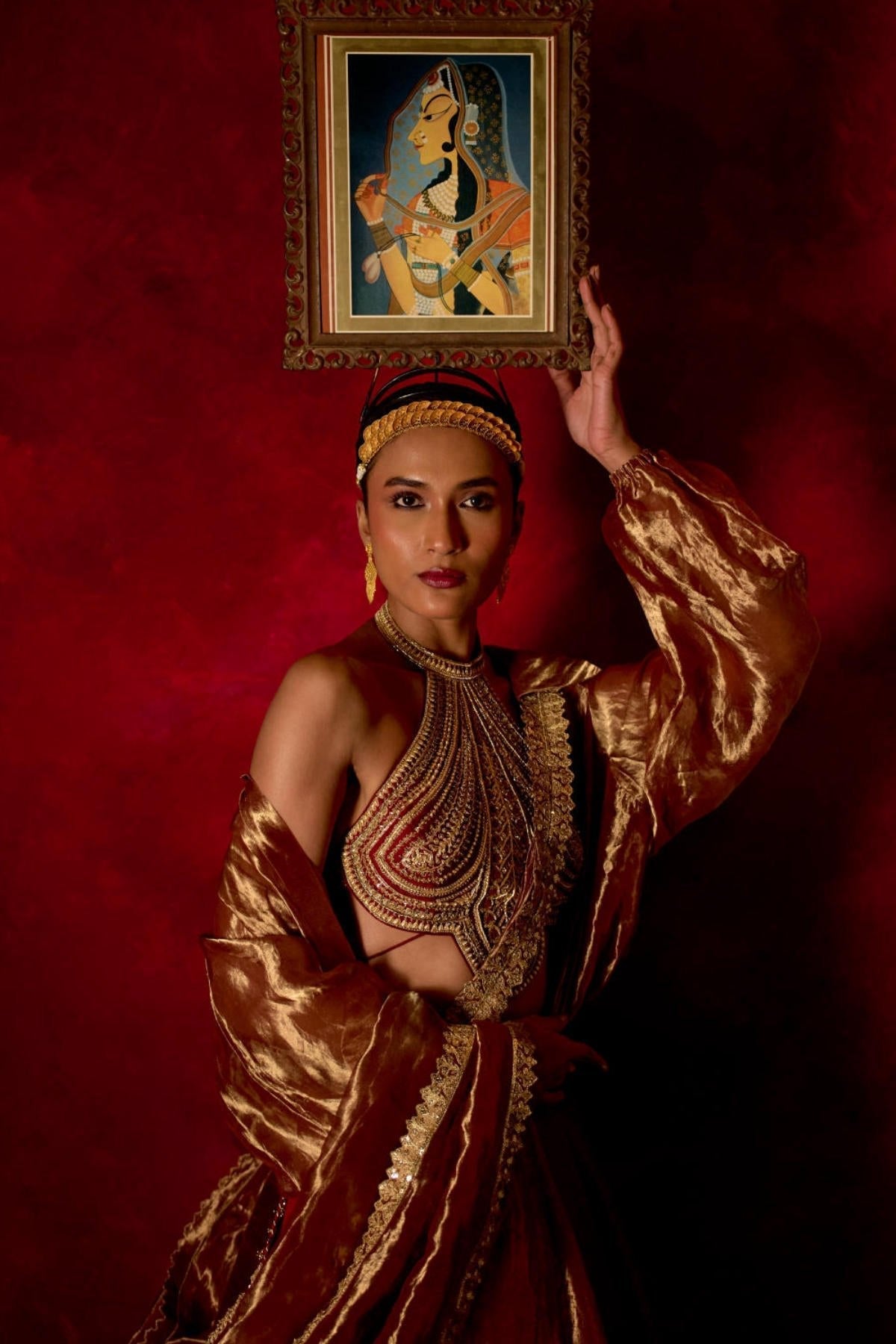 ‘Gulkand Gulzar’ Lehenga