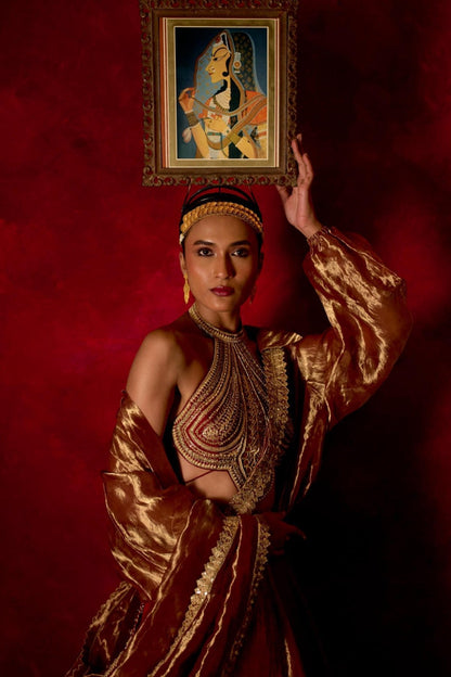 ‘Gulkand Gulzar’ Lehenga