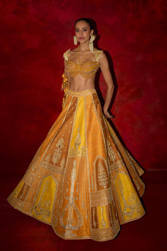‘Besan Barfi’ Lehenga