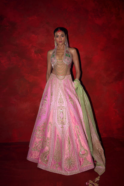 ‘Rose Rabdi’ Lehenga