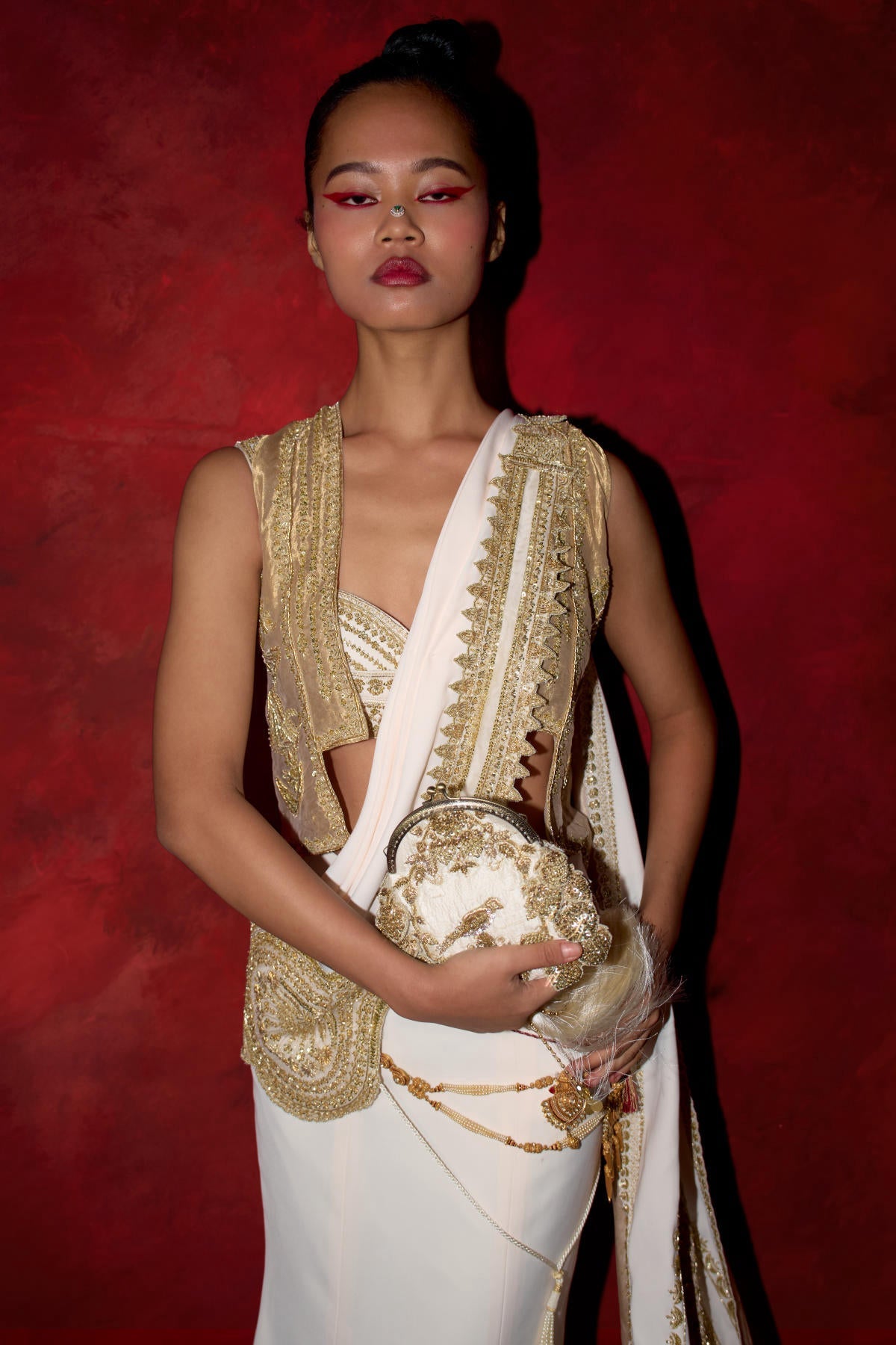 ‘Voice Of The Sea’ Saree