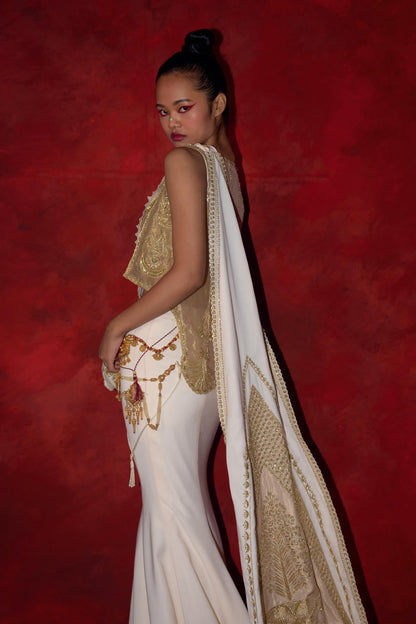 ‘Voice Of The Sea’ Saree