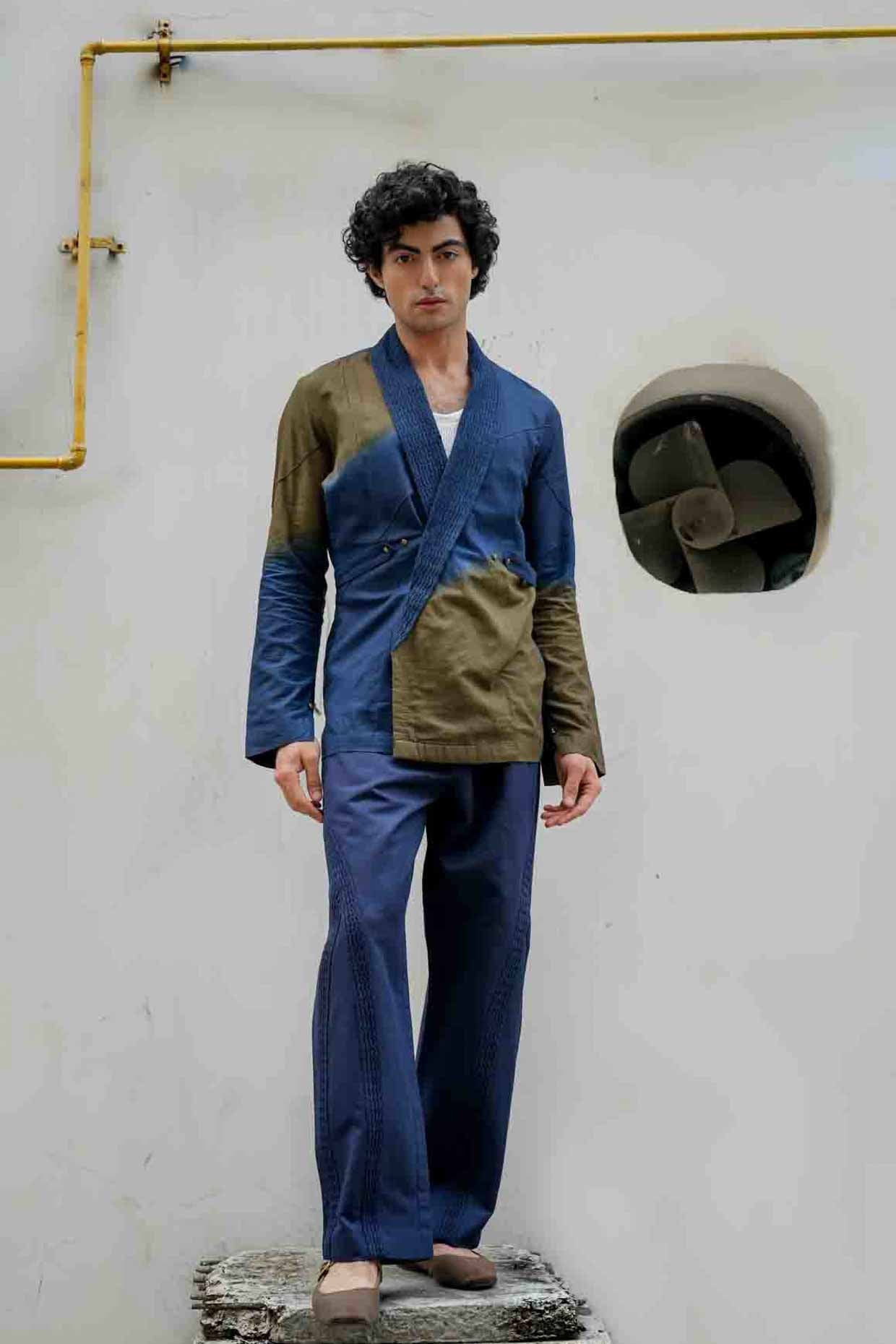 Teal & Olive Shacket set