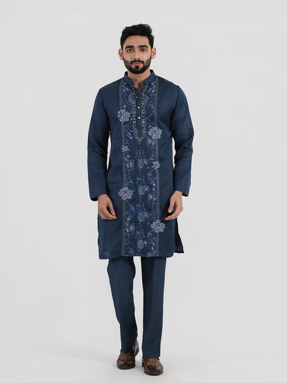 Blue Dahlia Kurta Set