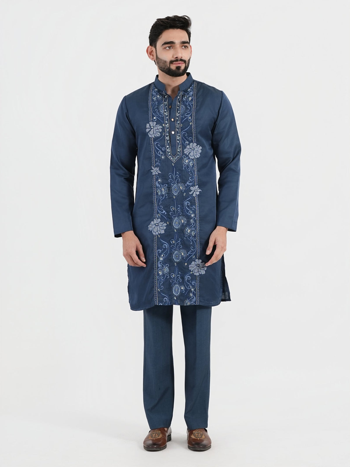 Blue Dahlia Kurta Set