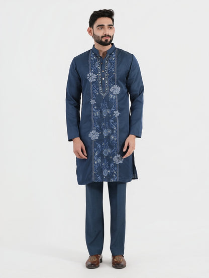 Blue Dahlia Kurta Set