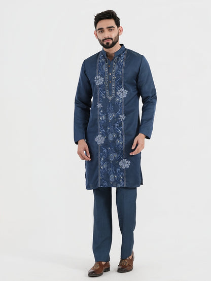 Blue Dahlia Kurta Set