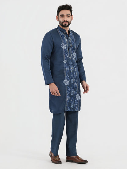 Blue Dahlia Kurta Set
