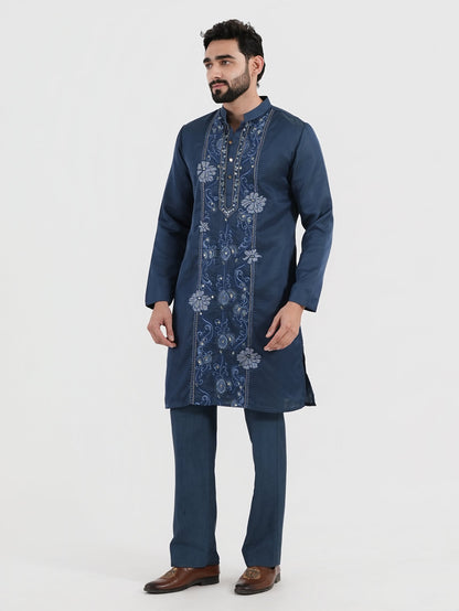 Blue Dahlia Kurta Set