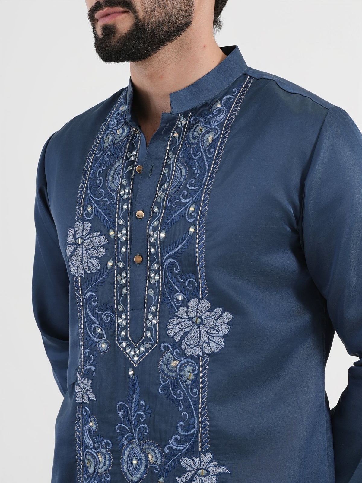 Blue Dahlia Kurta Set