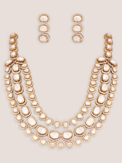 Tvesha Two Tone Polki Long Set