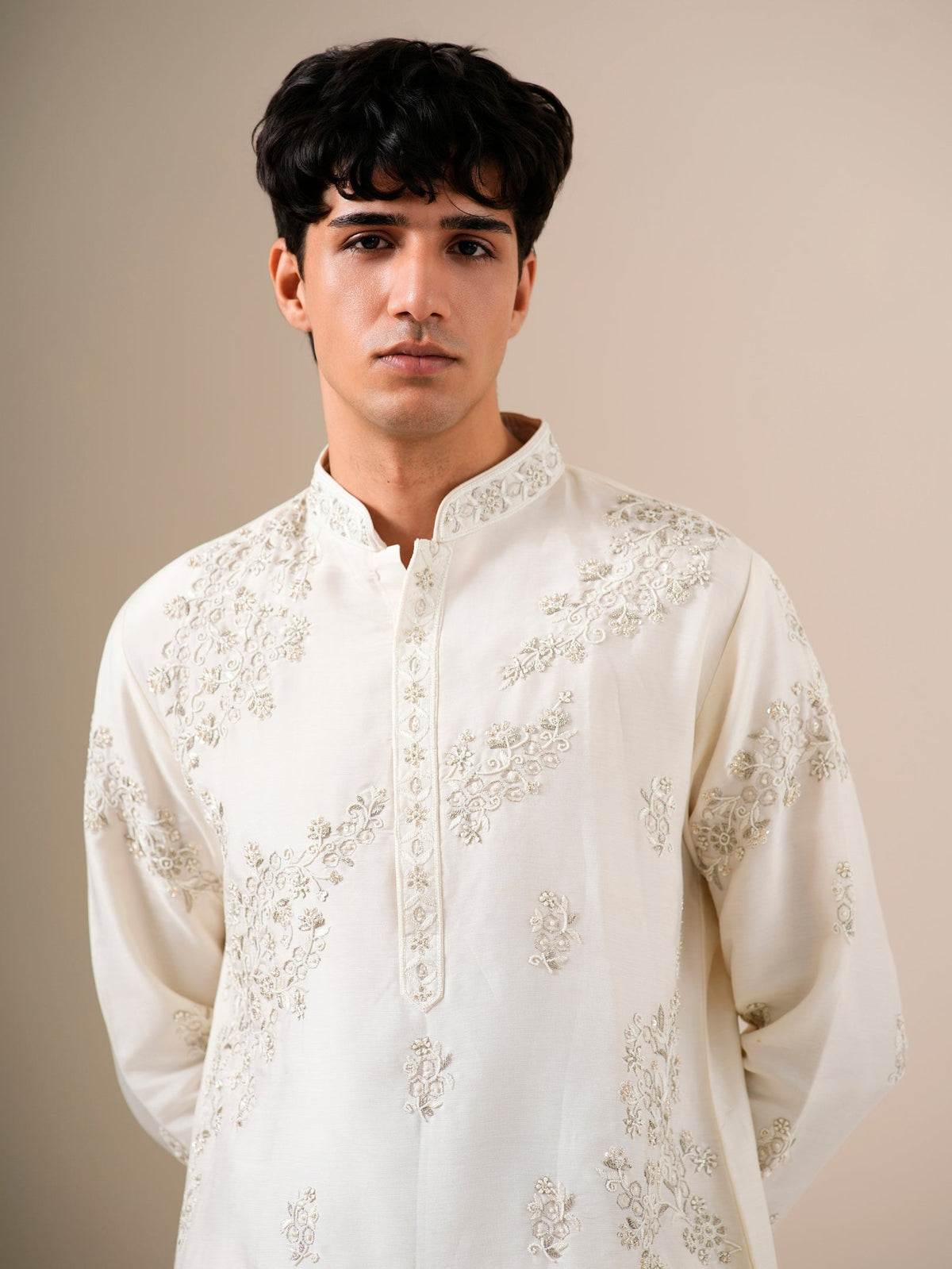 Whispering Ivory Kurta Set