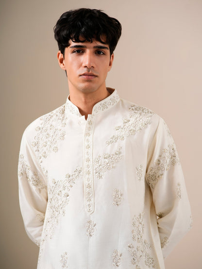 Whispering Ivory Kurta Set