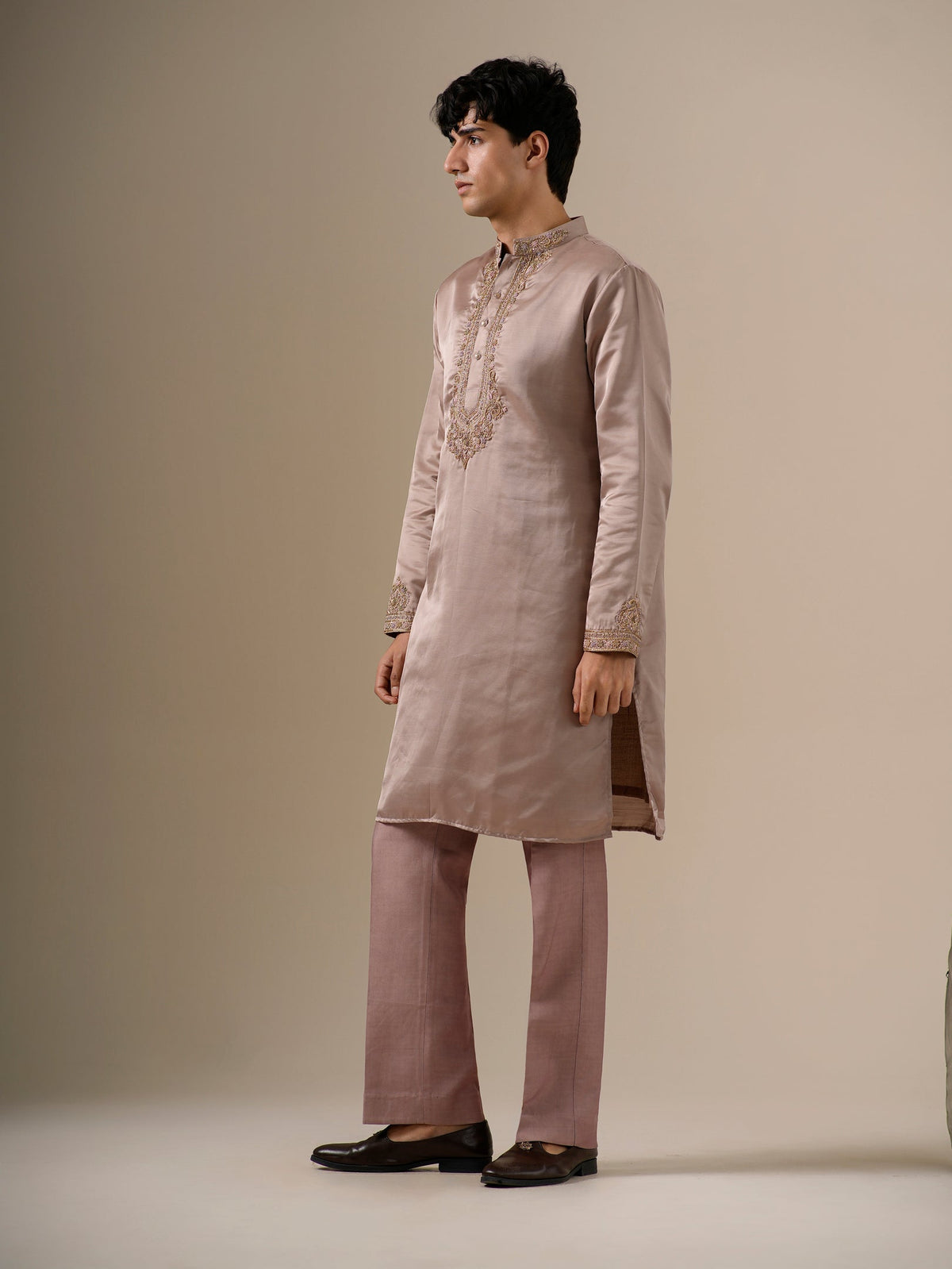 Mehfil Mauve Kurta Set
