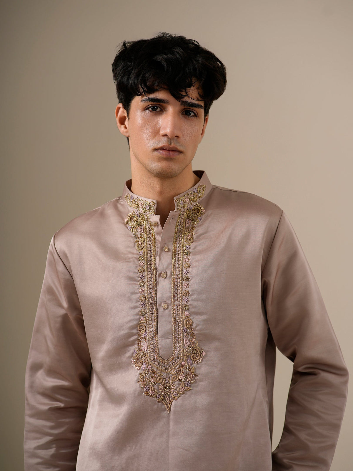 Mehfil Mauve Kurta Set