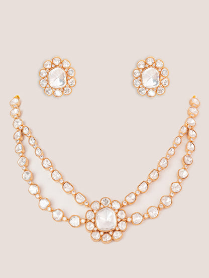 Maithili Carat Finish Kundan Necklace Set