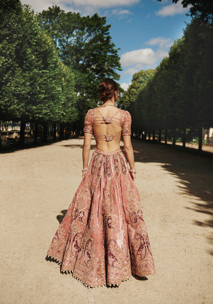 Mauve Lehenga Set