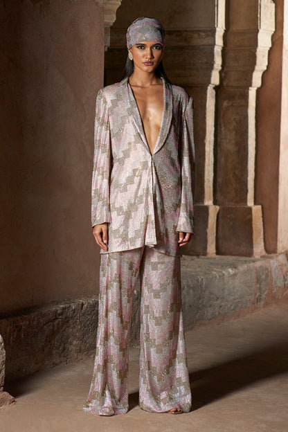 Farhana Blazer and Pants Set