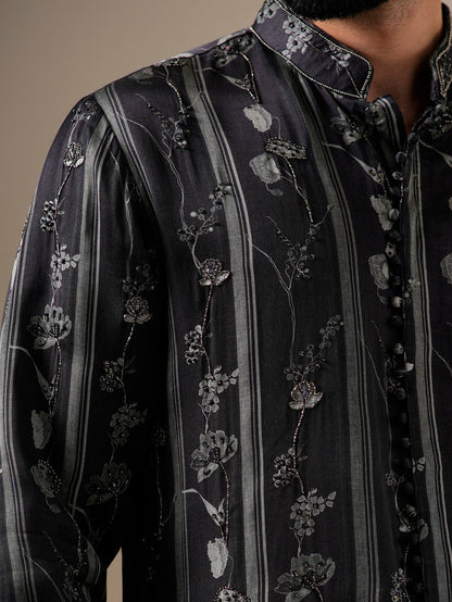 Charcoal Mist Kurta Set