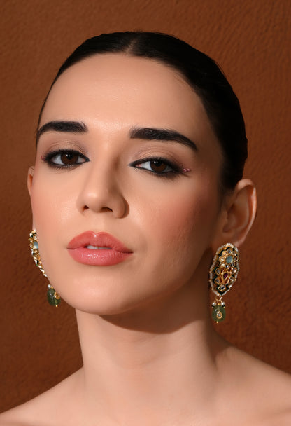 Gold plated ethnic   earings