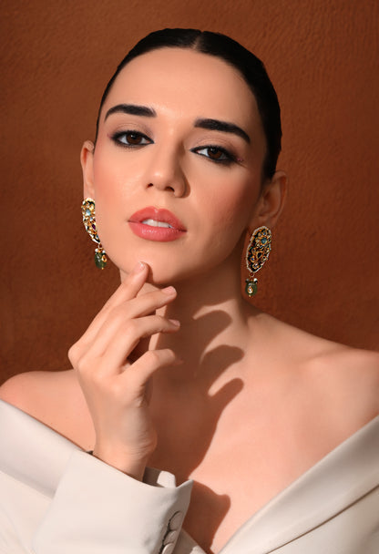 Gold plated ethnic   earings
