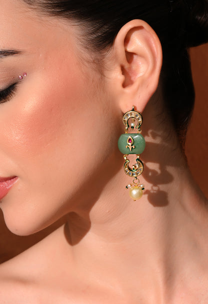 Gold plated ethnic  earings