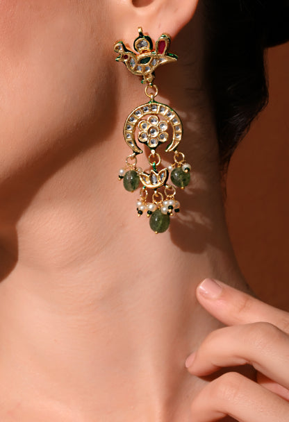 Gold plated ethnic   earings